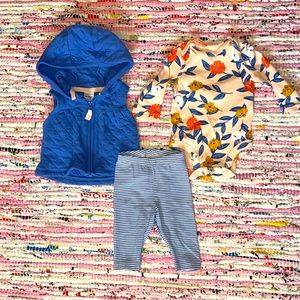 Newborn 3pc Girls Outfit